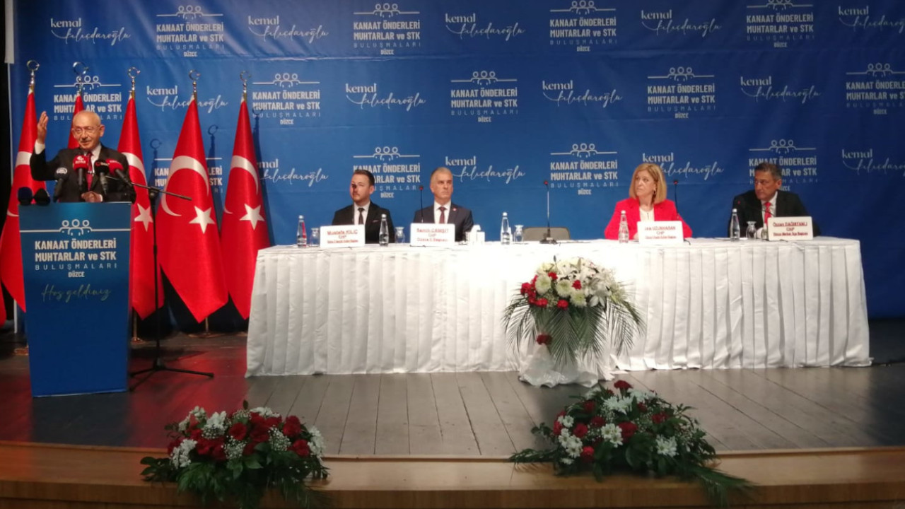 Kılıçdaroğlu Düzce'de: Demokrasiyi tabandan yukarı büyüteceğiz