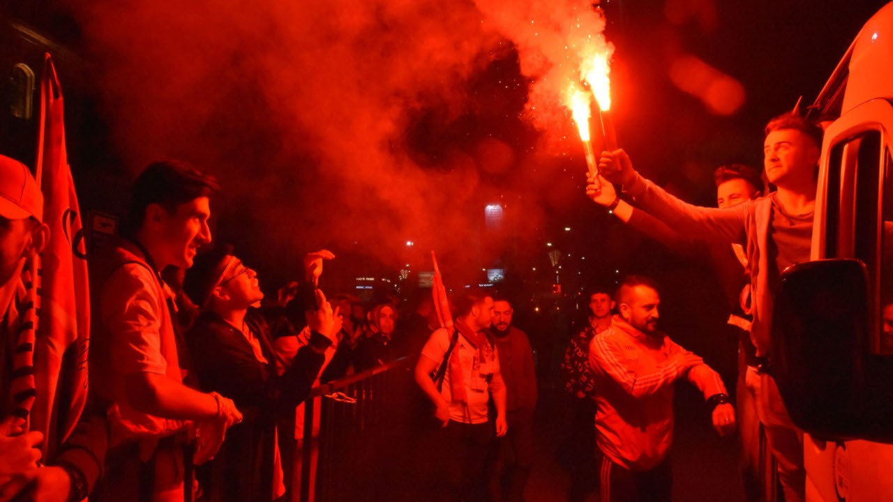 Türkiye Kupası'nda final günü: Sivas'tan 200 otobüsle geldiler