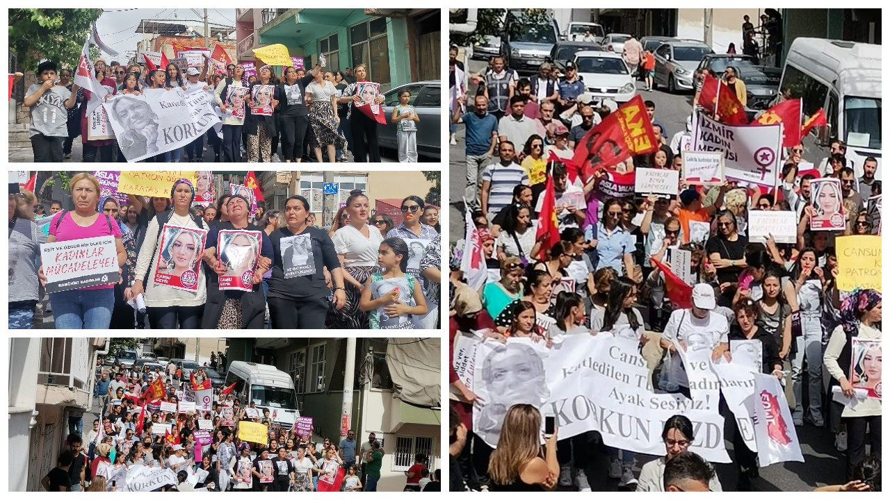 Kadınlar Cansu Geyik'in öldürülmesini protesto etti: Korkun bizden