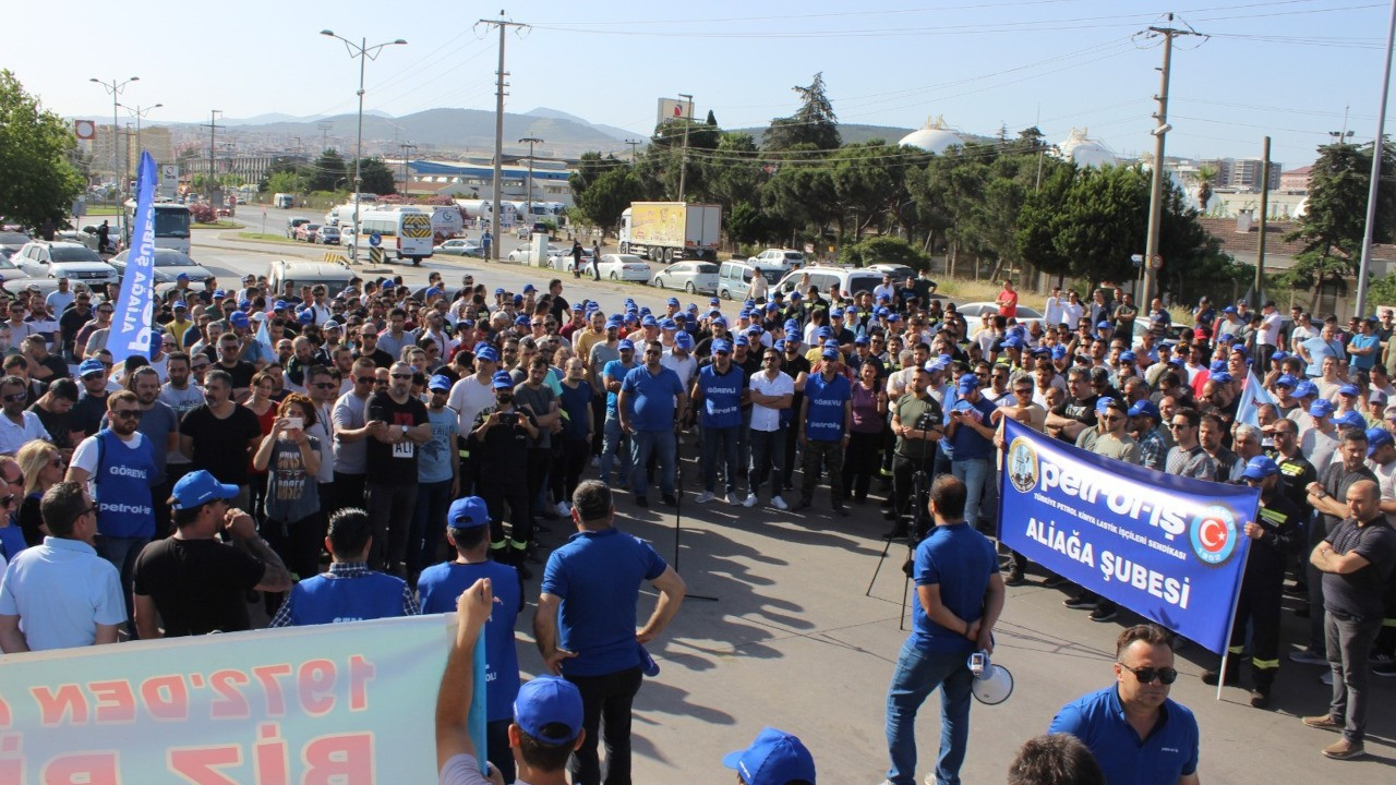 TÜPRAŞ Kırıkkale rafinerisi işçileri: Biz yenilirsek sıra diğerlerine gelir