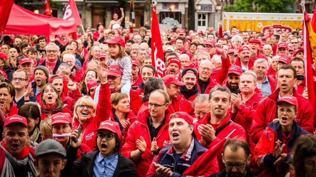 Belçika'da kamu çalışanları grevde