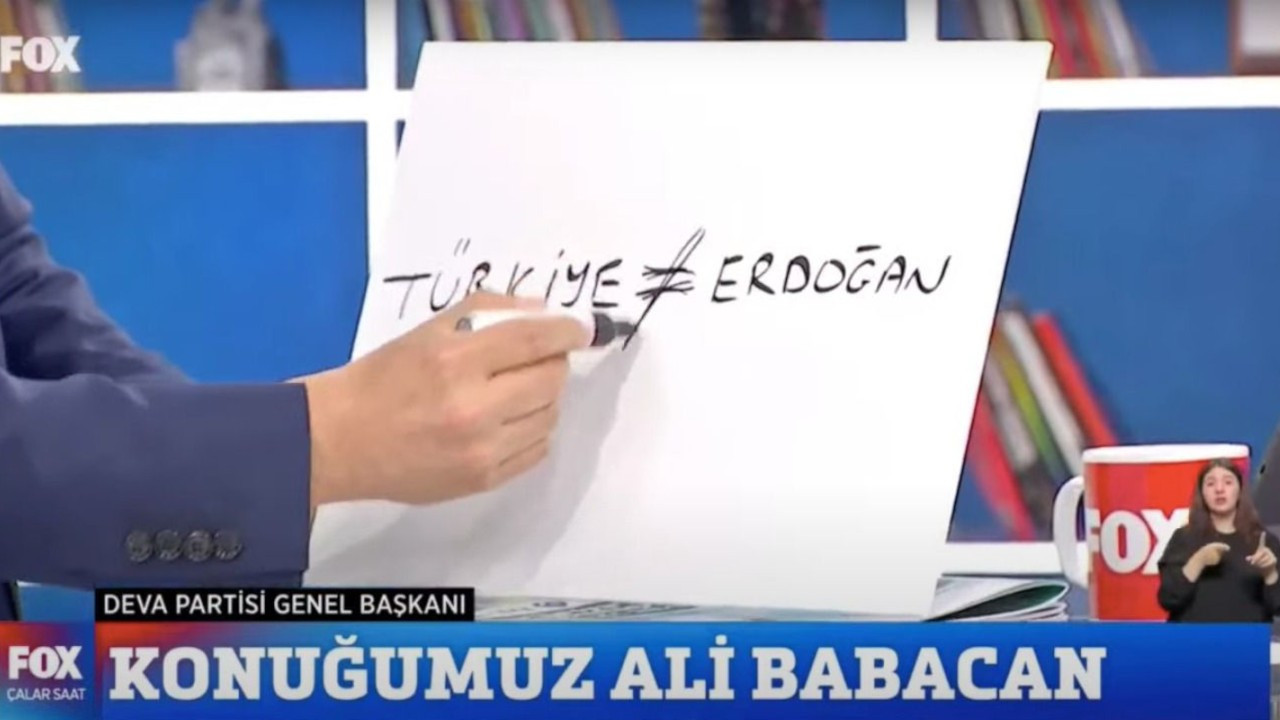 Babacan’dan Erdoğan denklemi: Türkiye eşit değildir Erdoğan