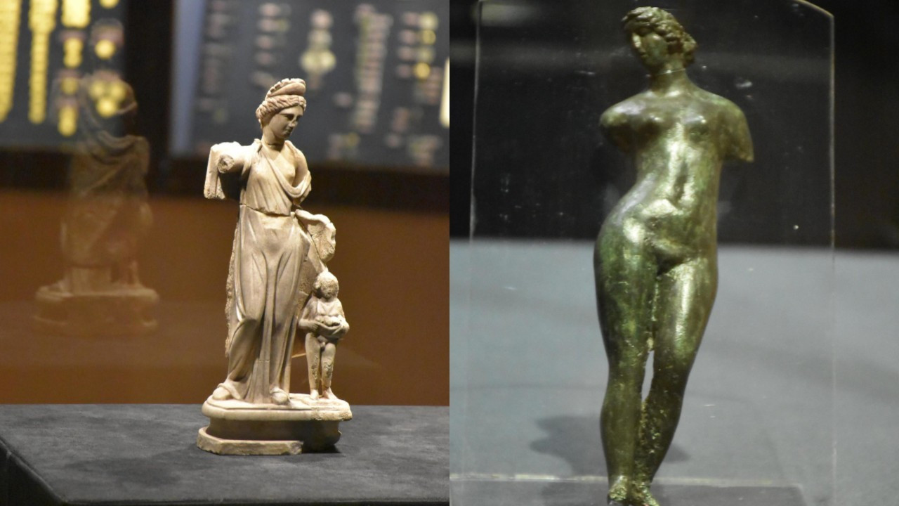 2 bin 500 yıllık 'Afrodit' heykelcikleri ilk kez sergilendi