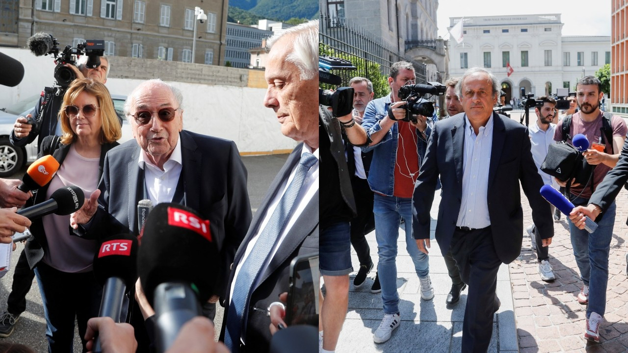 Yolsuzlukla suçlanan Blatter ve Platini'nin yargılaması başladı
