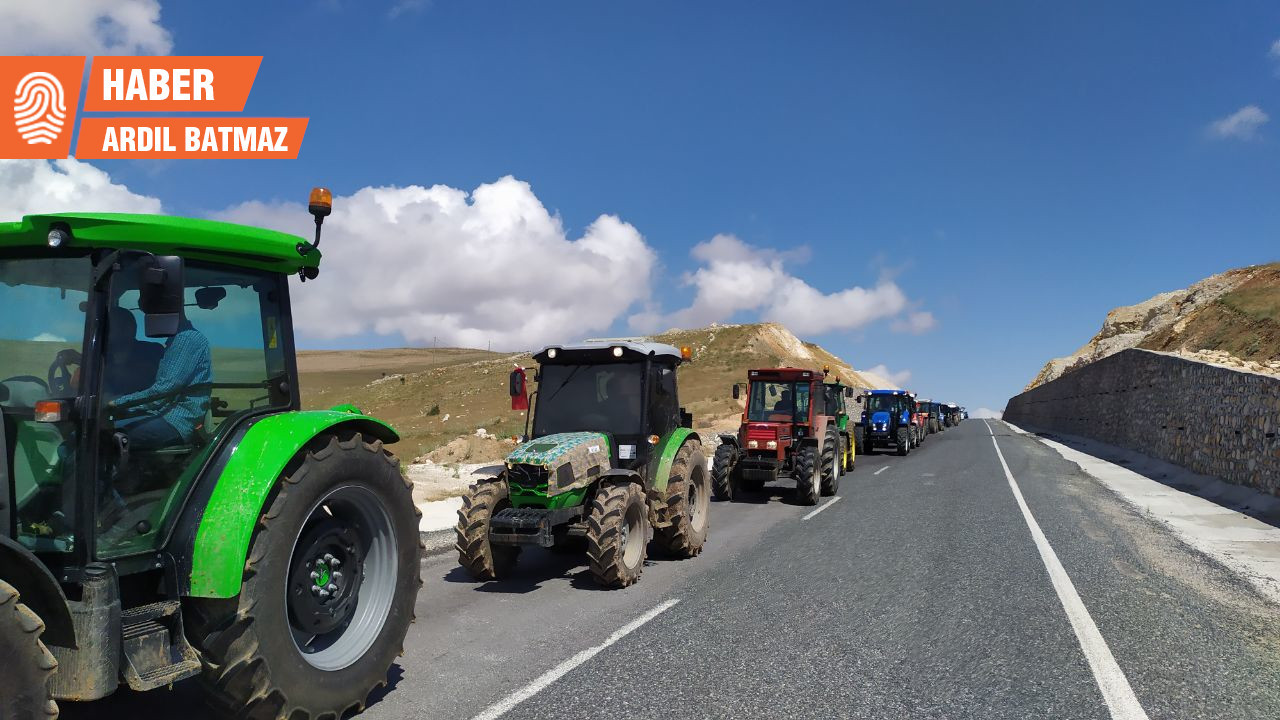 Elazığ'da DSİ önüne gitmek isteyen çiftçiler engellendi