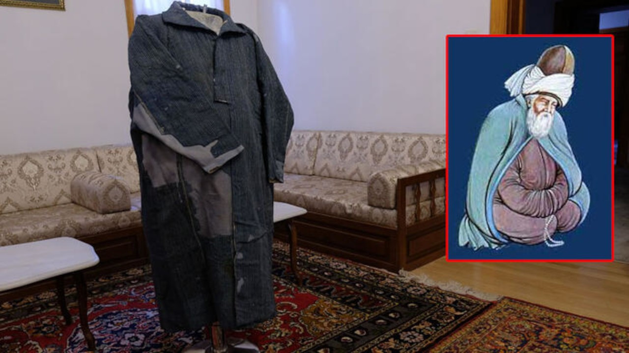Mevlana'nın restore edilen kıyafetleri boyu ve kilosunu ortaya çıkardı