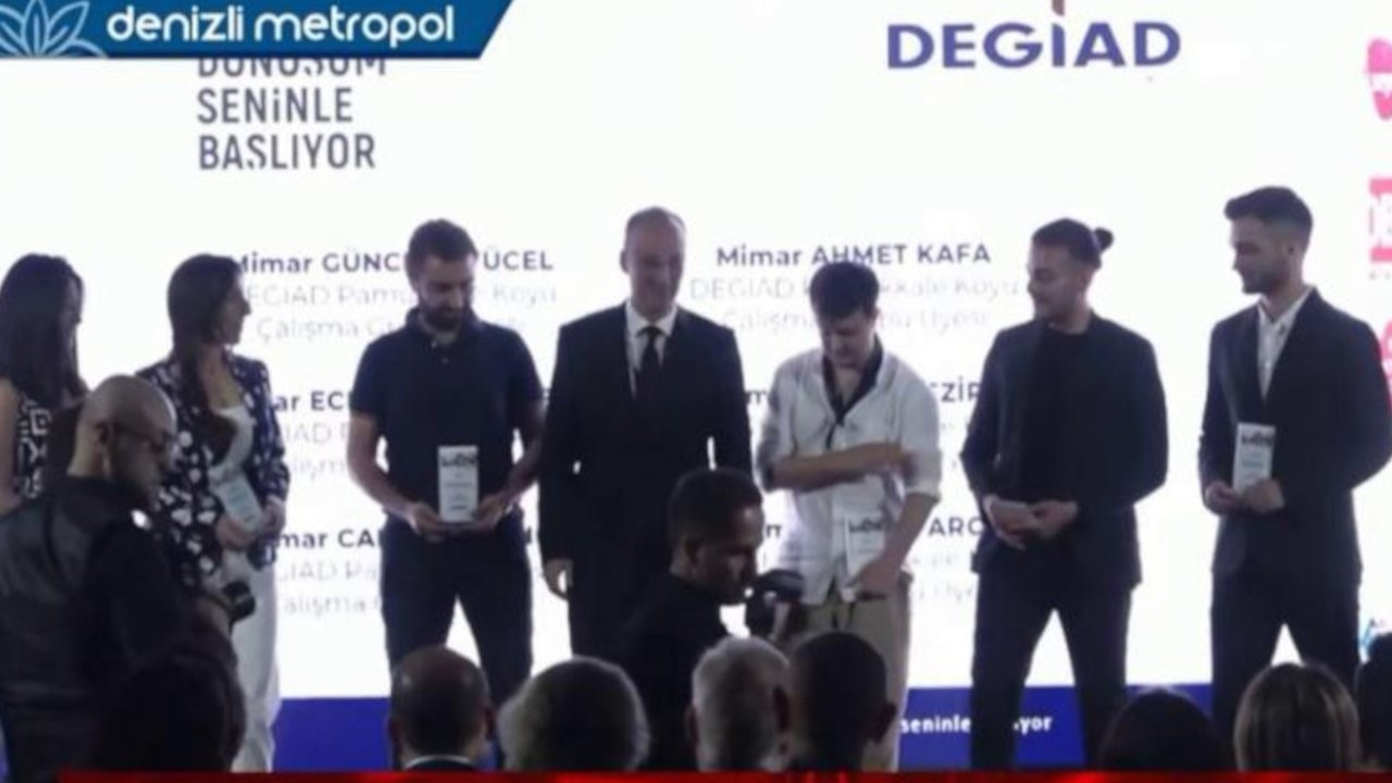 Pamukkale Belediye Başkanı mimar kadınlara ödül vermedi