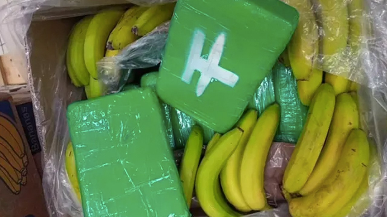 Çekya'da marketlere gönderilen muz kolilerinden 840 kilo kokain çıktı
