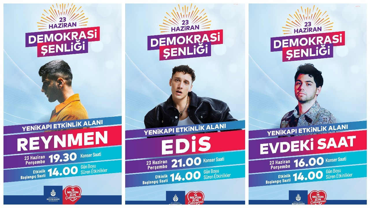 İBB, 23 Haziran 2019 İstanbul seçimlerinin yıl dönümünde 'Demokrasi Şenliği' düzenleyecek