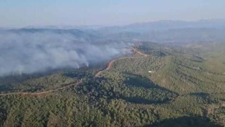 Marmaris'teki orman yangını 5 noktada ilerliyor, 152 kişi tahliye edildi - Sayfa 3