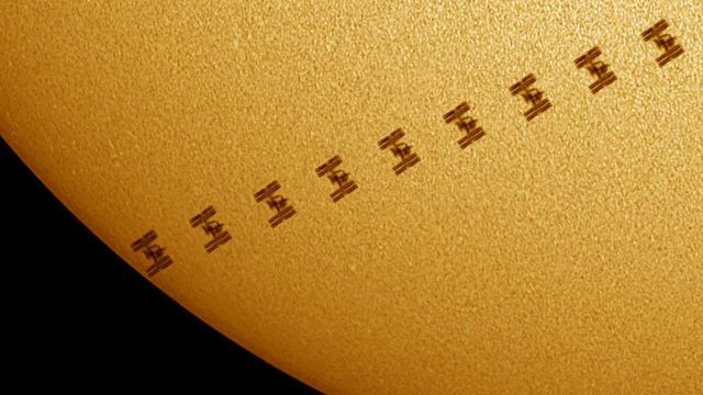 İngiltere'de bir fotoğrafçı, Uluslararası Uzay İstasyonu'nun güneşin etrafındaki silüetini görüntüledi - Sayfa 2