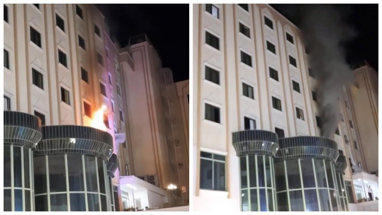 Urfa'da otelde yangın: 23 kişi dumandan etkilendi