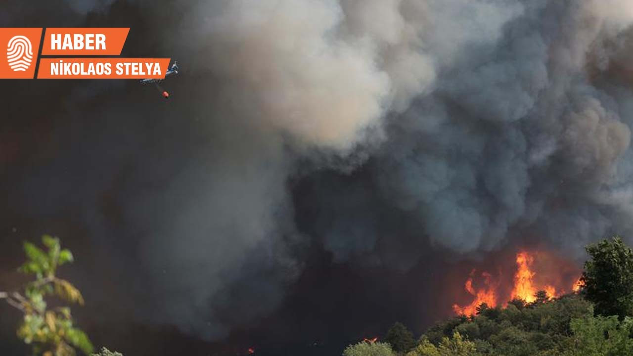 Türkiye-Yunanistan sınırında yangın: Koruma altındaki orman tehlikede