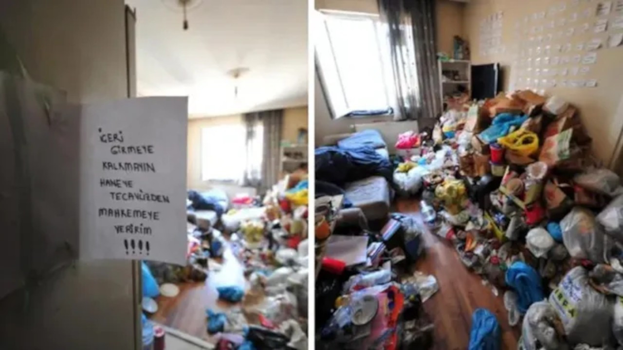 'Çöp ev'de bulunan çocuk taburcu edildi