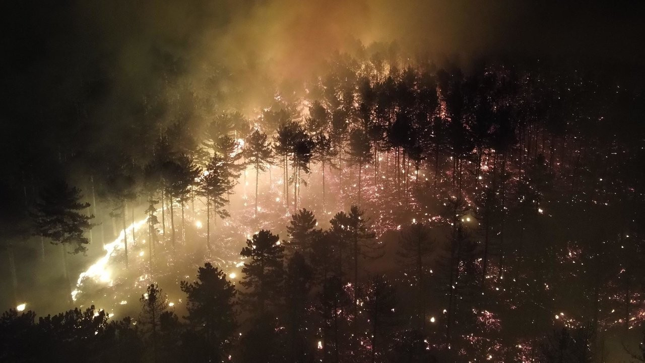Kütahya'da orman yangını: 650 personel ile müdahale ediliyor