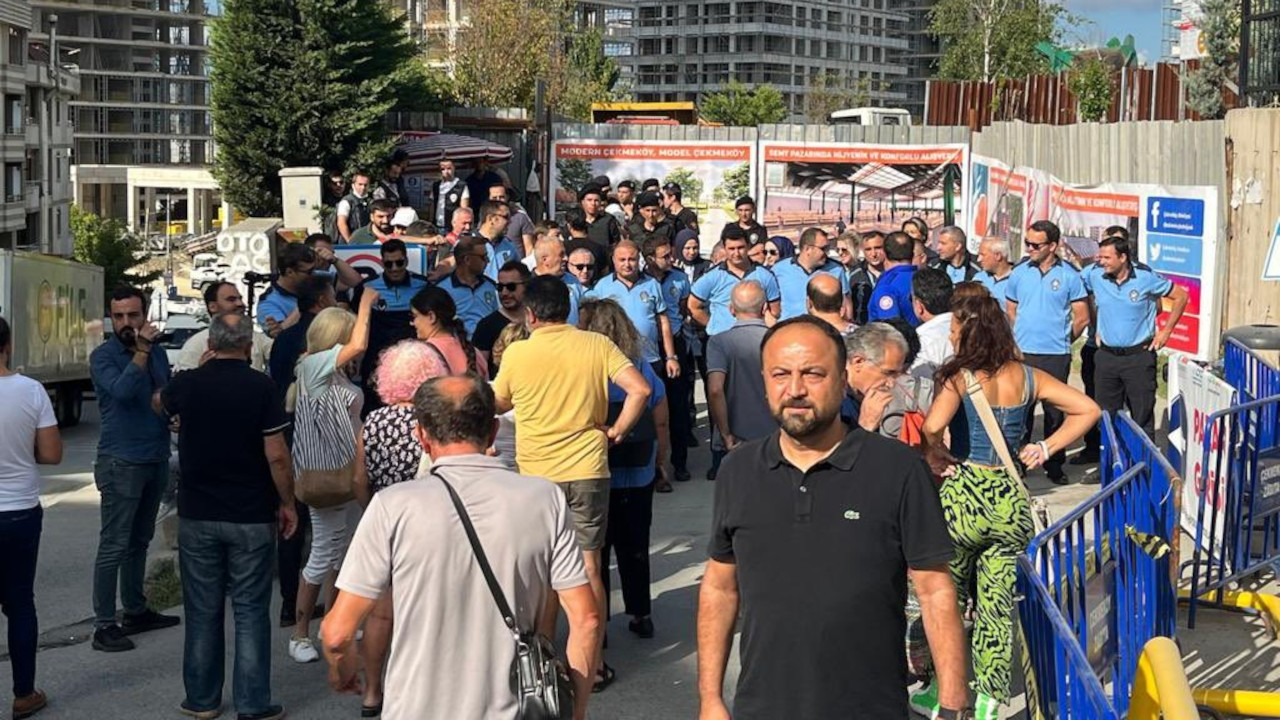 Çekmeköy'deki parka iş makineleri girdi: 9 mahalleliye gözaltı