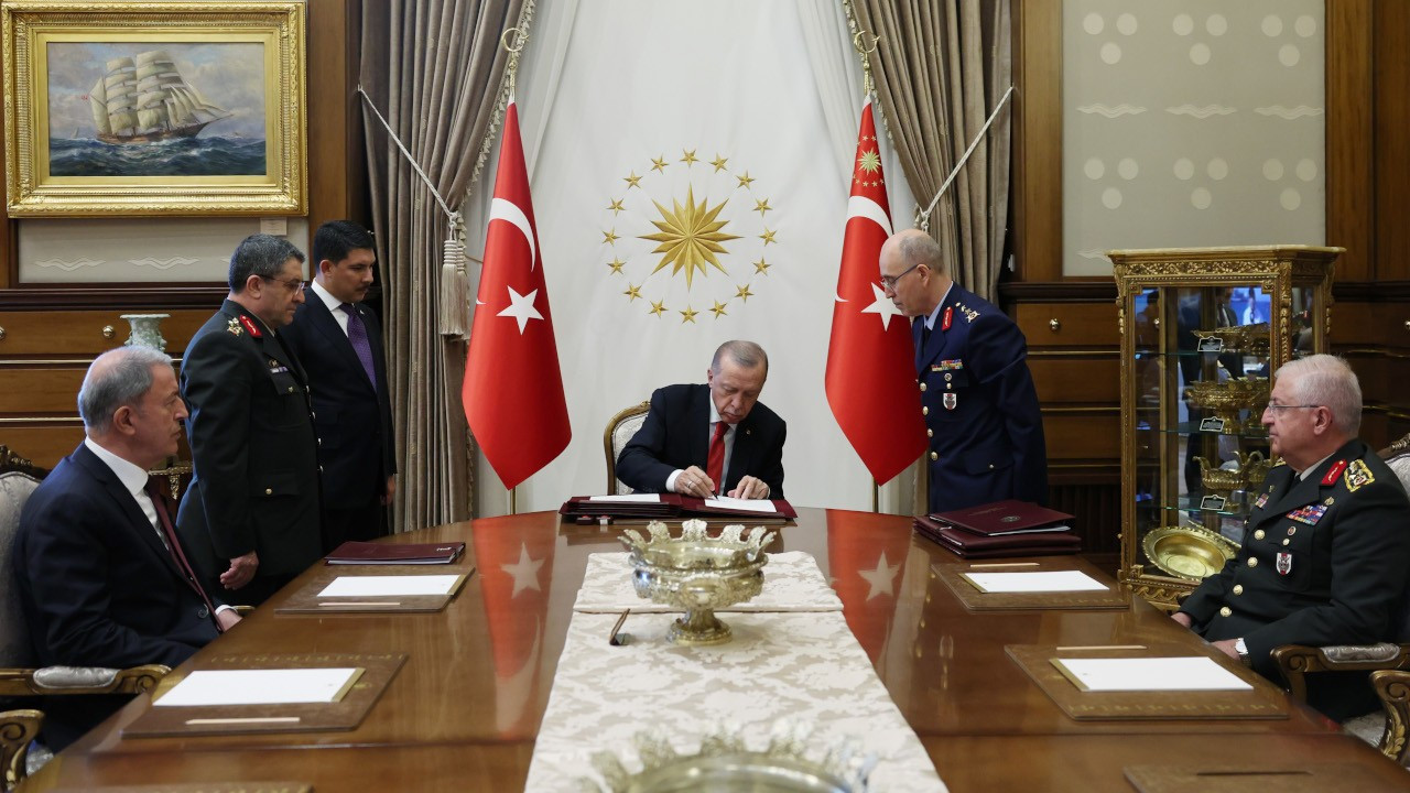 Erdoğan'ın imzasıyla 126 general ve amiralin görev yeri değişti