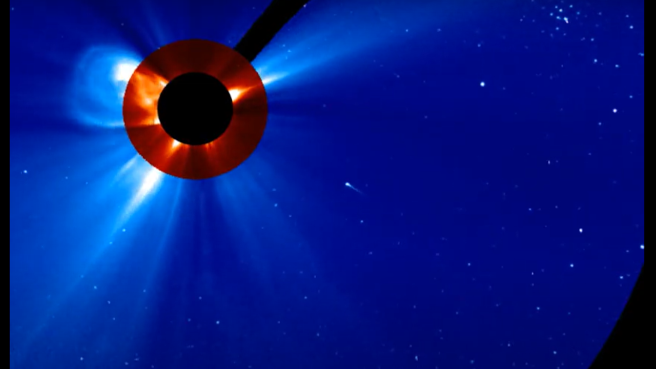 NASA'nın uzay aracı görüntüledi: Kuyruklu Yıldız, Güneş'e çarptı