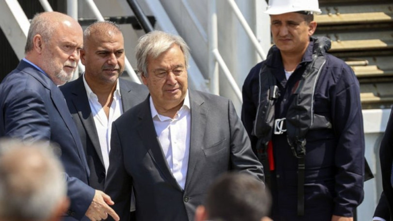 BM Genel Sekreteri Guterres'ten Türkiye'ye 'tahıl koridoru' teşekkürü