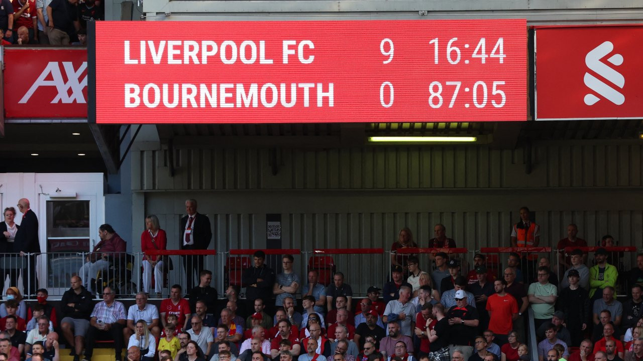 Liverpool'dan 9 gollü tarihi galibiyet