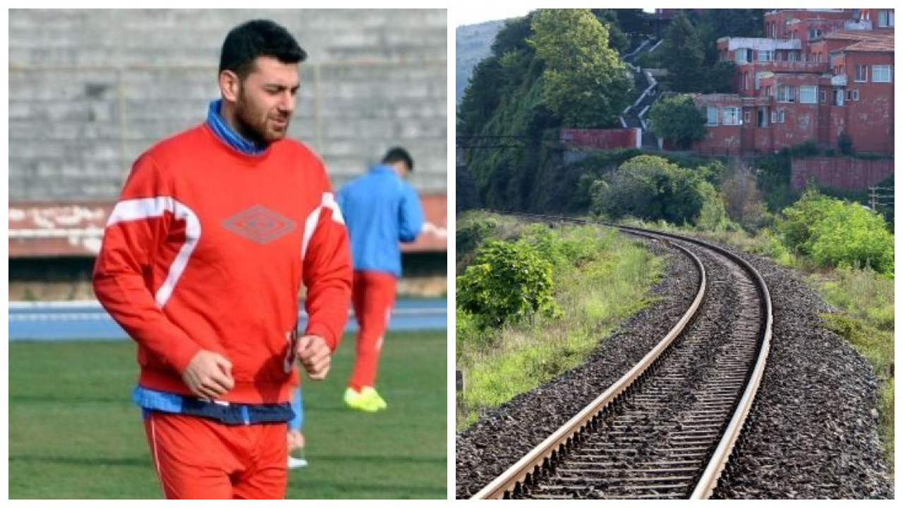 Trenin çarptığı amatör futbolcu Aytunç hayatını kaybetti