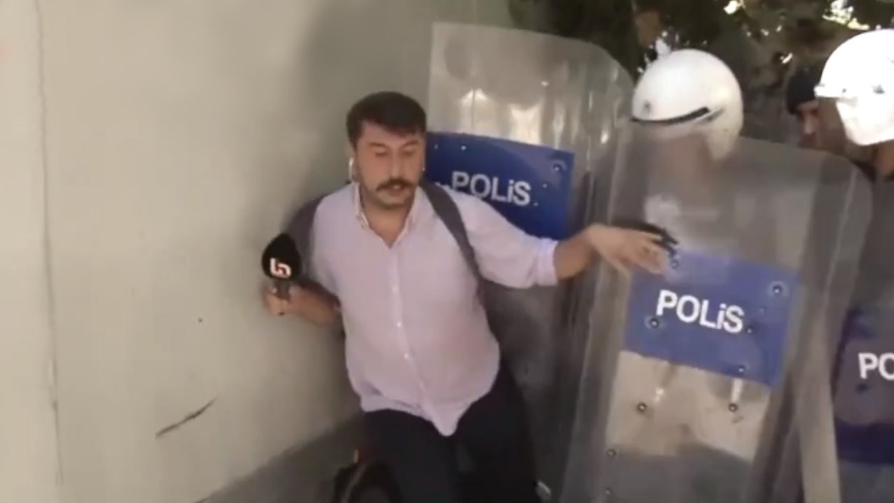 Tokatköy'de Halk TV muhabirine polis engeli