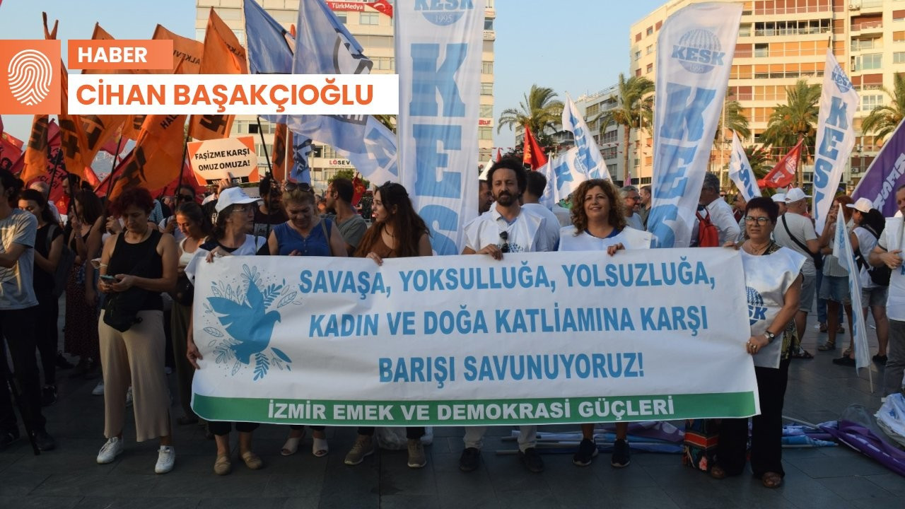 İzmir’de 1 Eylül açıklaması: ‘Kanımızın son damlasına kadar barışı savunacağız’