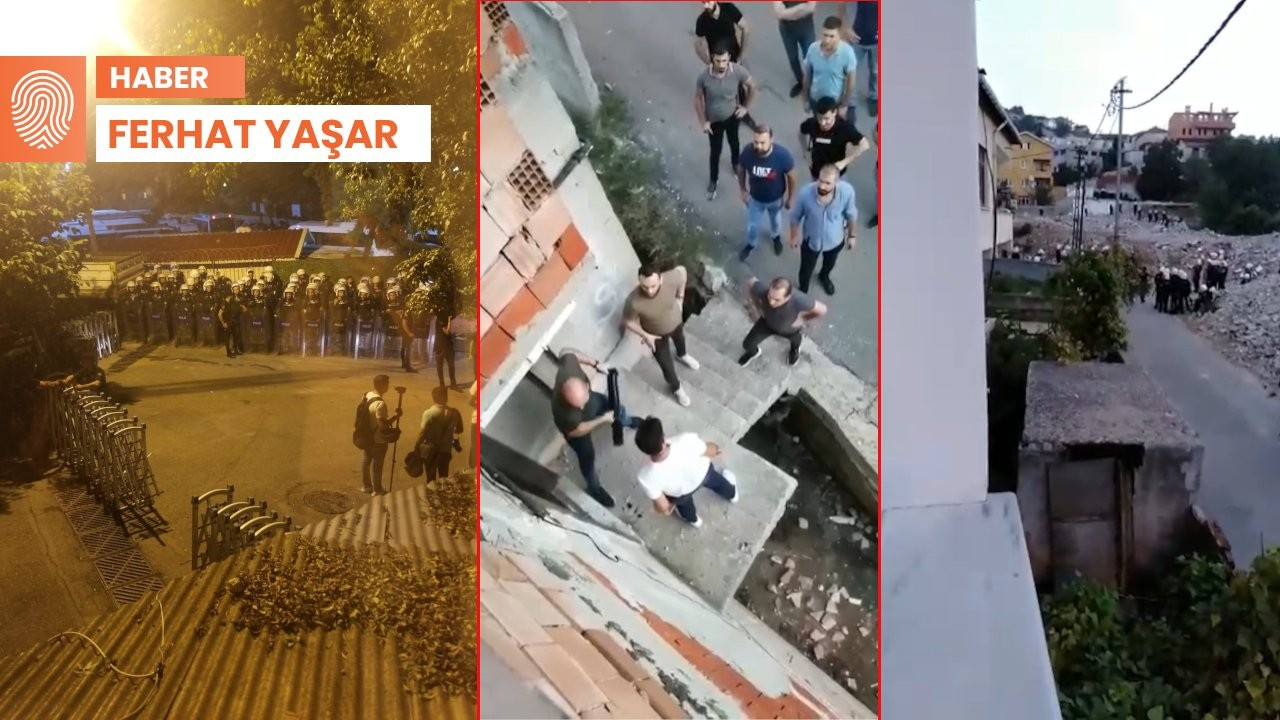 Gece Tokatköy'e gelen polis, yıkım için mahalleyi ablukaya aldı