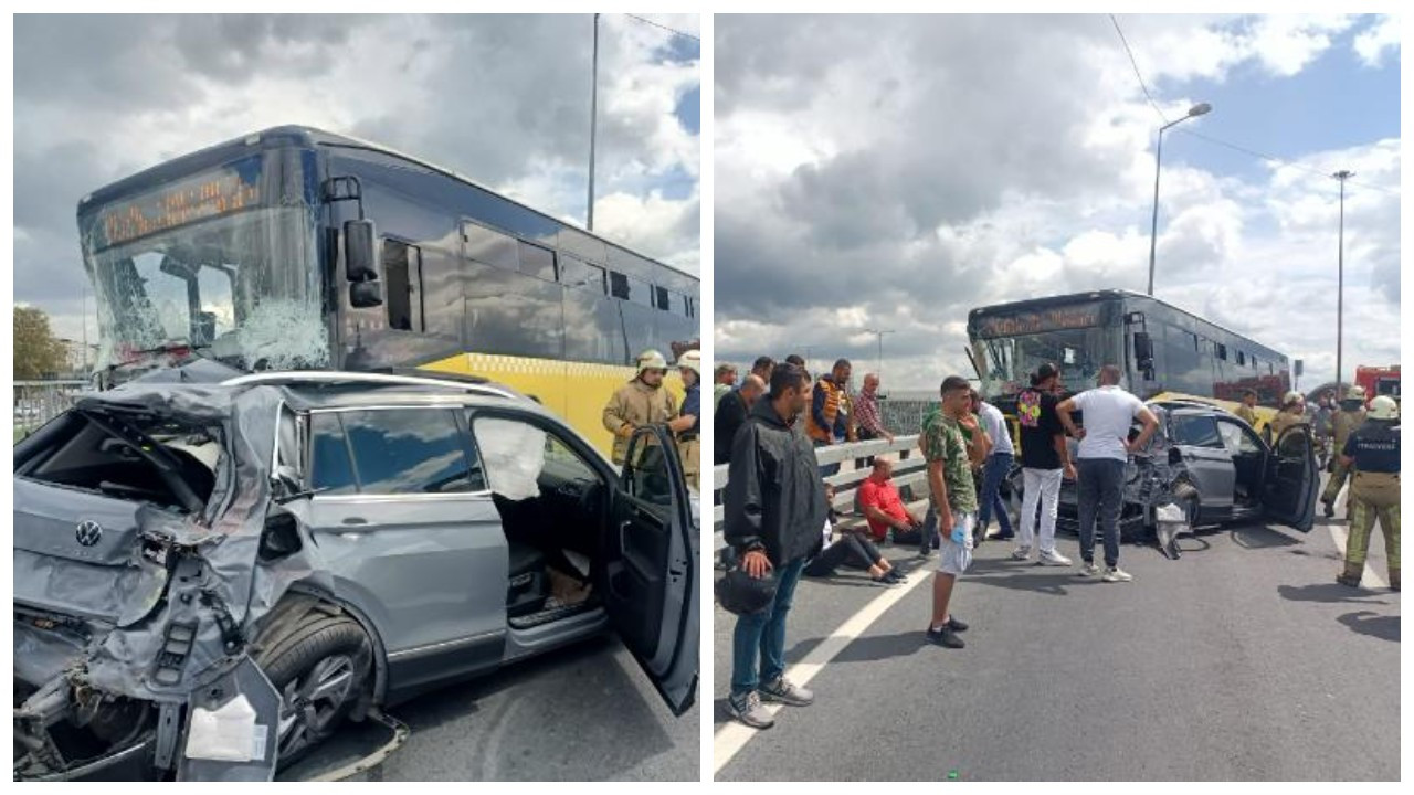 Yenikapı'da İETT otobüsü kaza yaptı: En az 8 yaralı