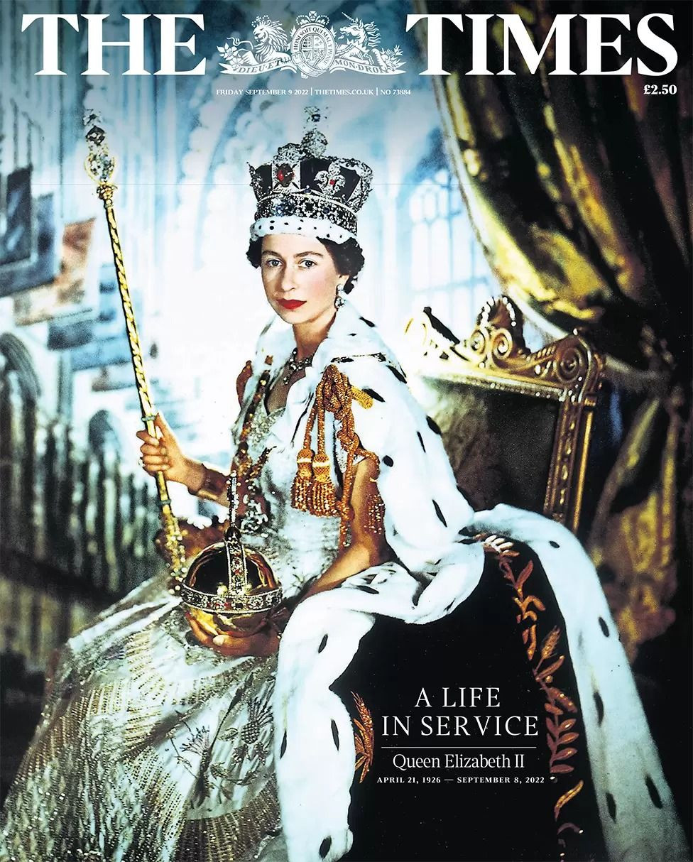 Kraliçe 2'nci Elizabeth’in ölümü İngiliz basınında: 'Kalplerimiz kırıldı' - Sayfa 1
