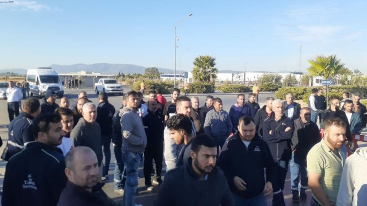 İzmir Philip Morris'de işçilerin eylemi sürüyor