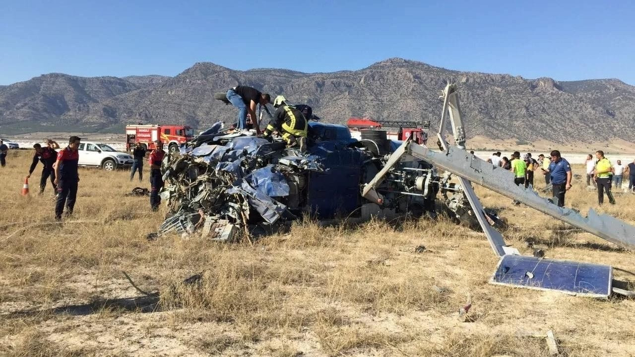 Yangın söndürme helikopteri düştü: 2 ölü, 5 yaralı