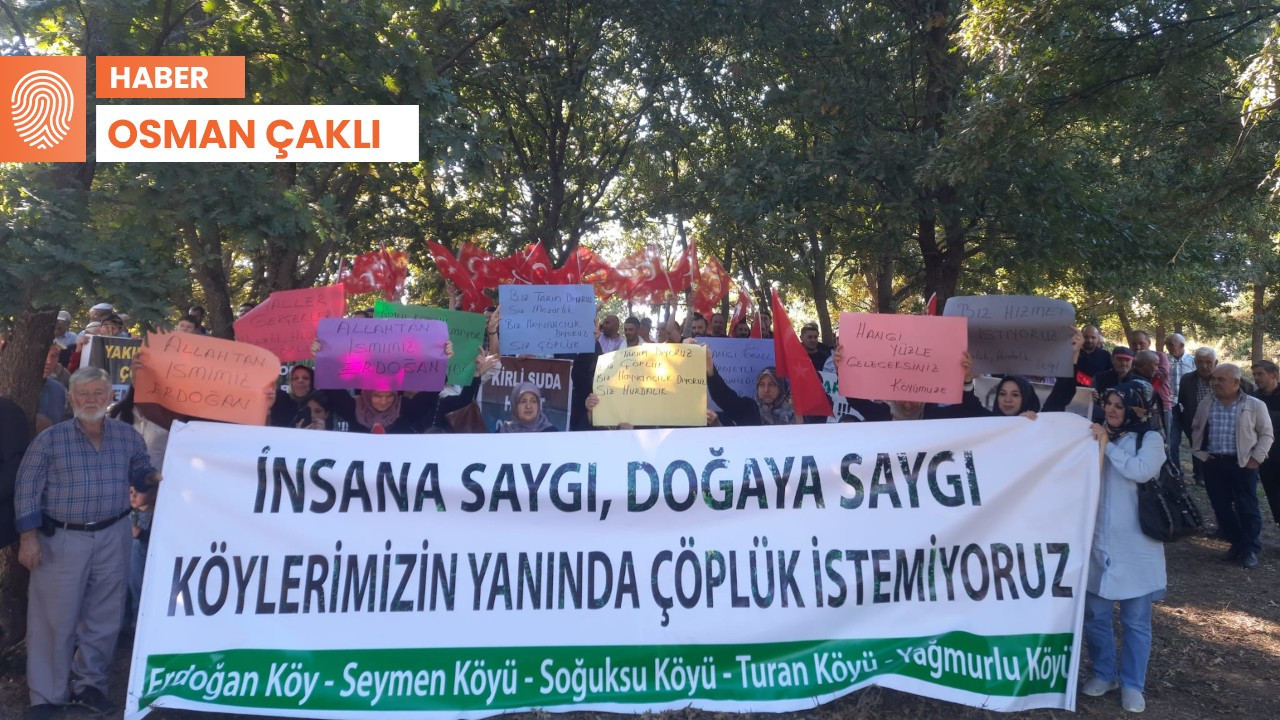 Bursa'da çöp tesisine tepki: Kim gelirse gelsin ağaçları kestirmeyiz