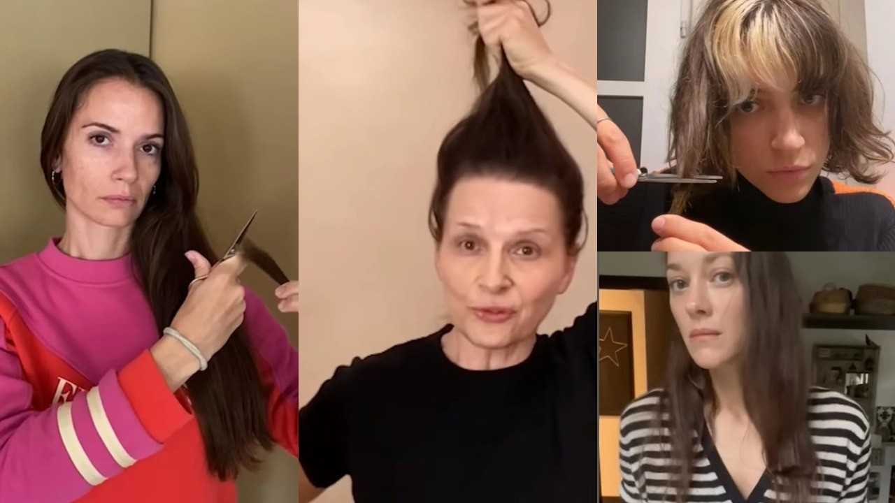 Fransız kadın oyuncular Mahsa Jîna Amini için saçlarını kesti