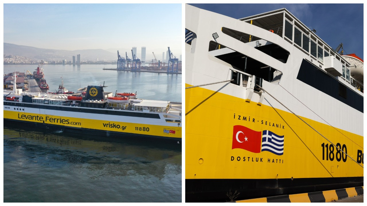 Selanik-İzmir feribot seferleri başladı: Gidiş dönüş 150 euro