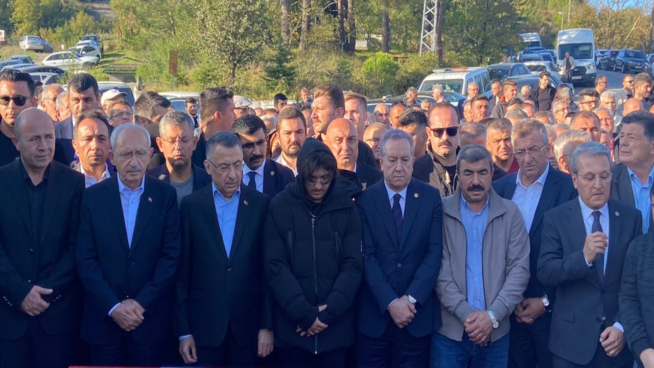 Kılıçdaroğlu ve Oktay maden işçisinin cenazesine katıldı
