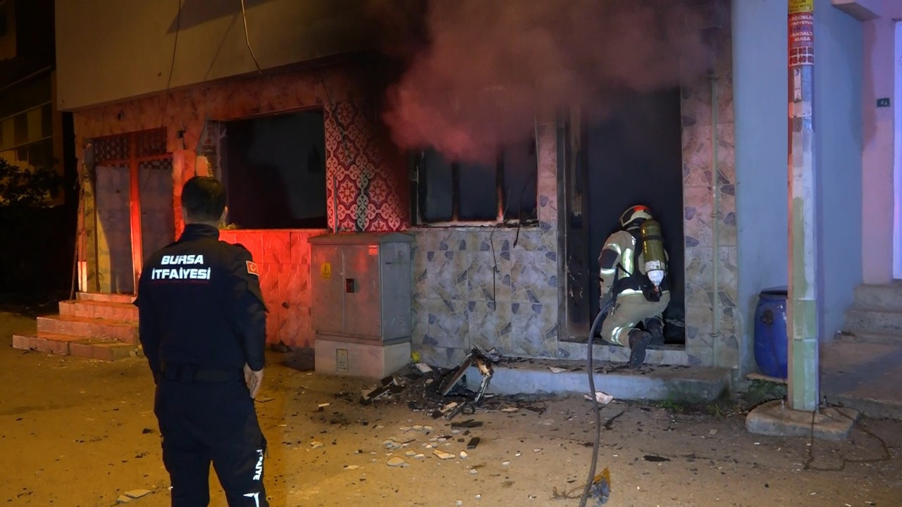 Bursa'da 5 gün önce yaktığı binayı tüple patlatmaya çalıştı