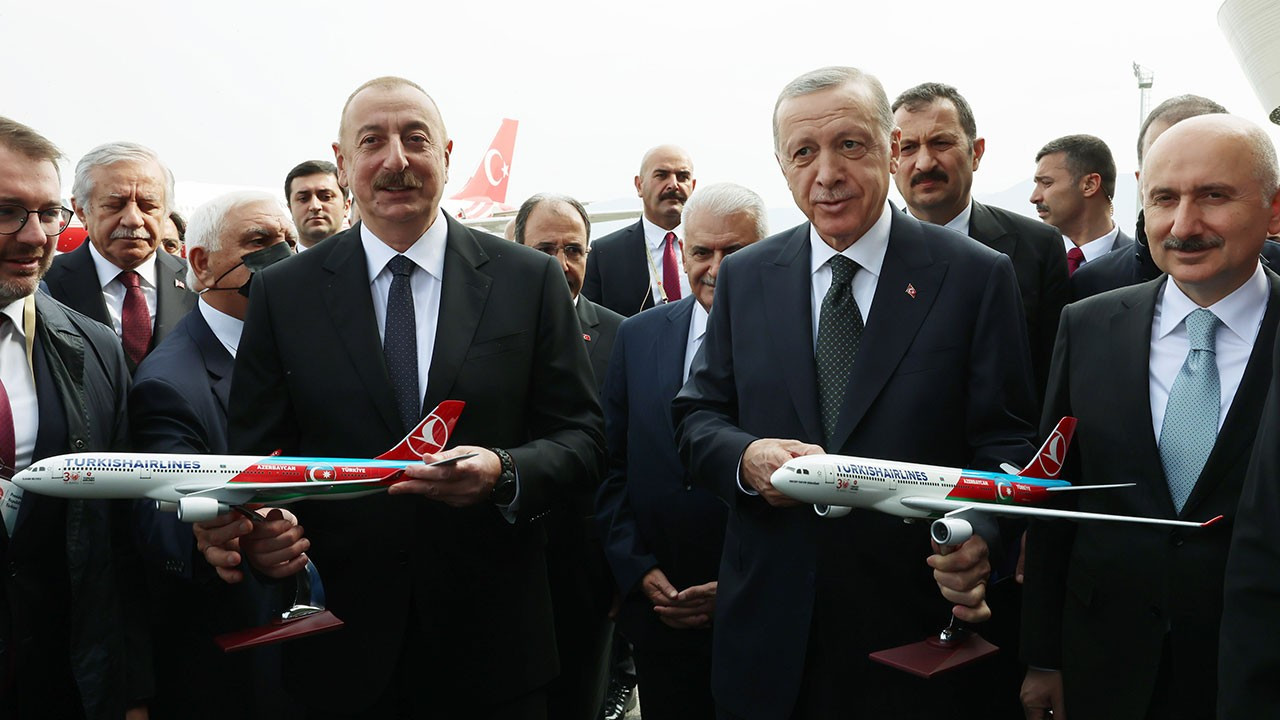 Erdoğan ve Aliyev, Zengilan Havalimanı'nın açılışını yaptı