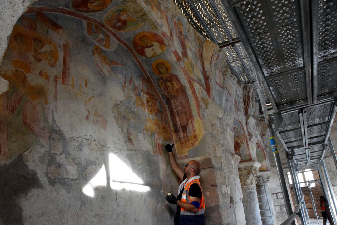 Aziz Nikolaos Anıt Müzesi'nde, 11'inci yüzyıldan duvar resimleri bulundu - Sayfa 4