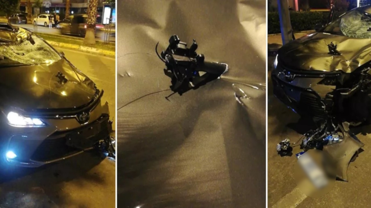 Liseli iki gencin öldüğü scooter kazasında 53 metrelik fren izi