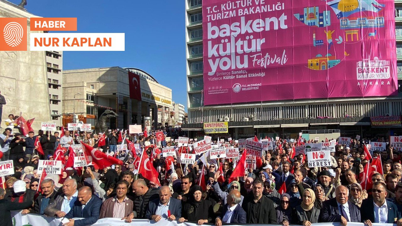 Ankara’da LGBTİ+ karşıtı ‘nefret yürüyüşü’ düzenlendi