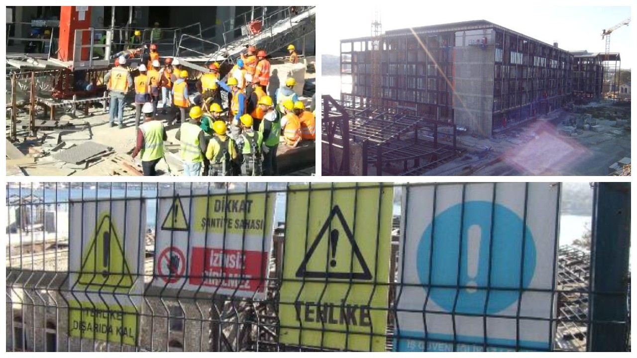 Beyoğlu'nda tersane inşaatında asansör devrildi: 4 işçi yaralandı
