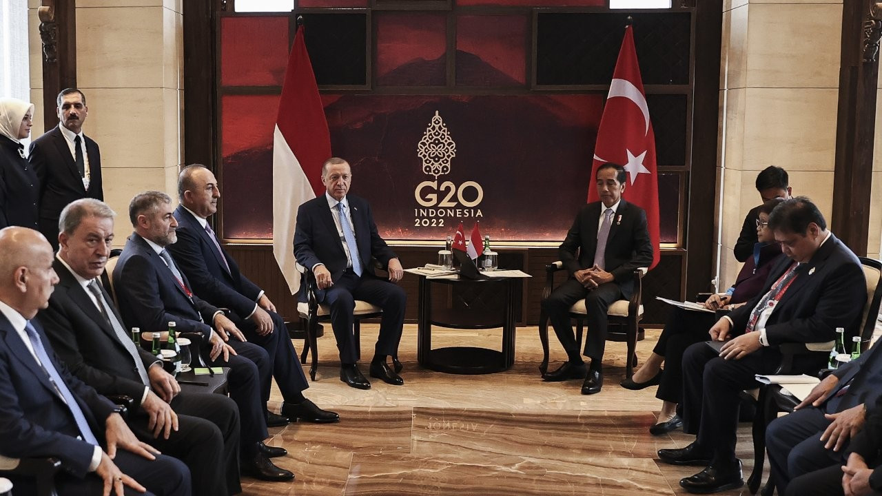 Cumhurbaşkanı Erdoğan, Endonezya Devlet Başkanı Widodo ile görüştü