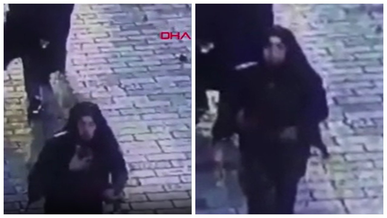 İstiklal Caddesi saldırısının şüphelisinin kaçış anı kamerada