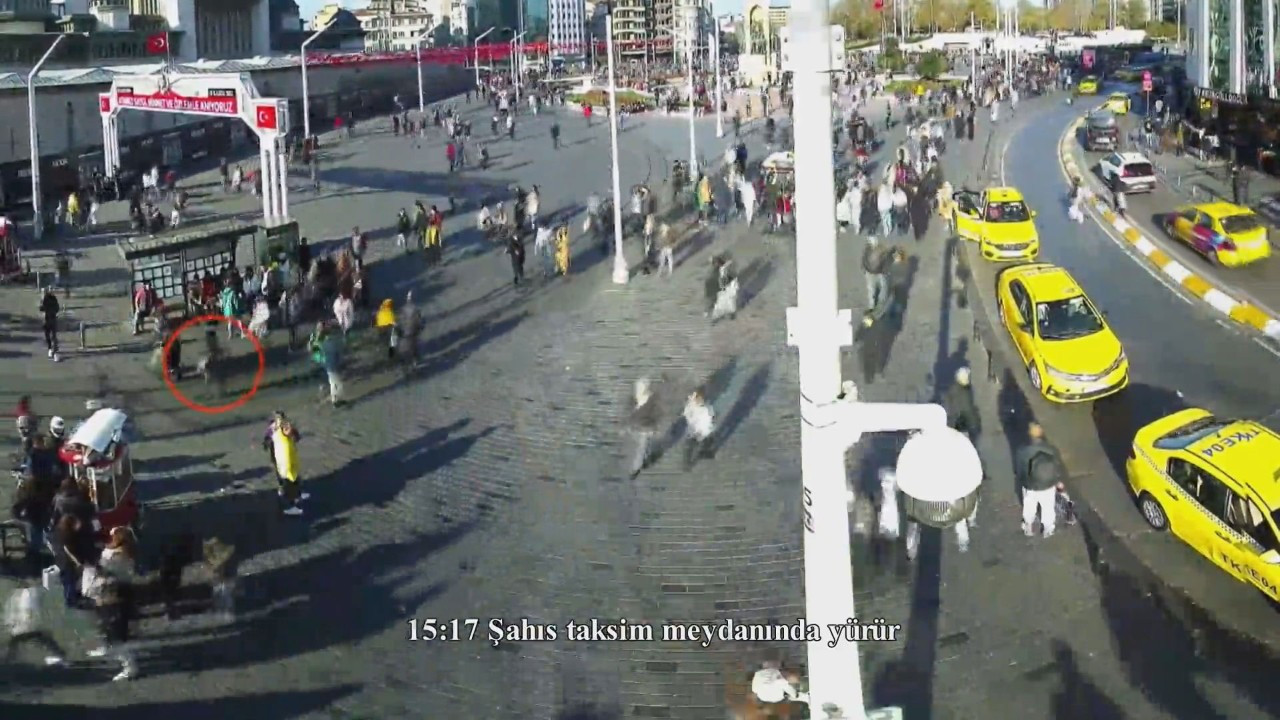 Taksim'deki saldırının şüphelisinin yeni görüntüleri ortaya çıktı