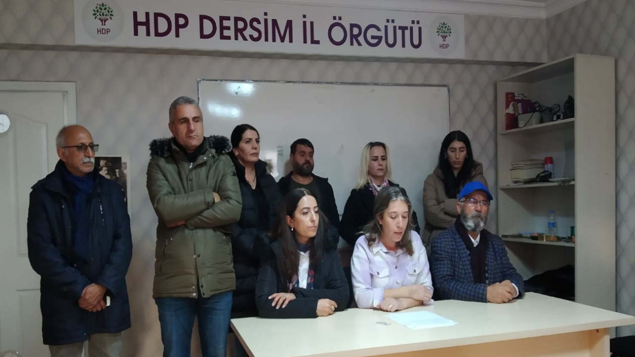 HDP Dersim: Ekolojik kırım yaratan projelere imza atmıyoruz