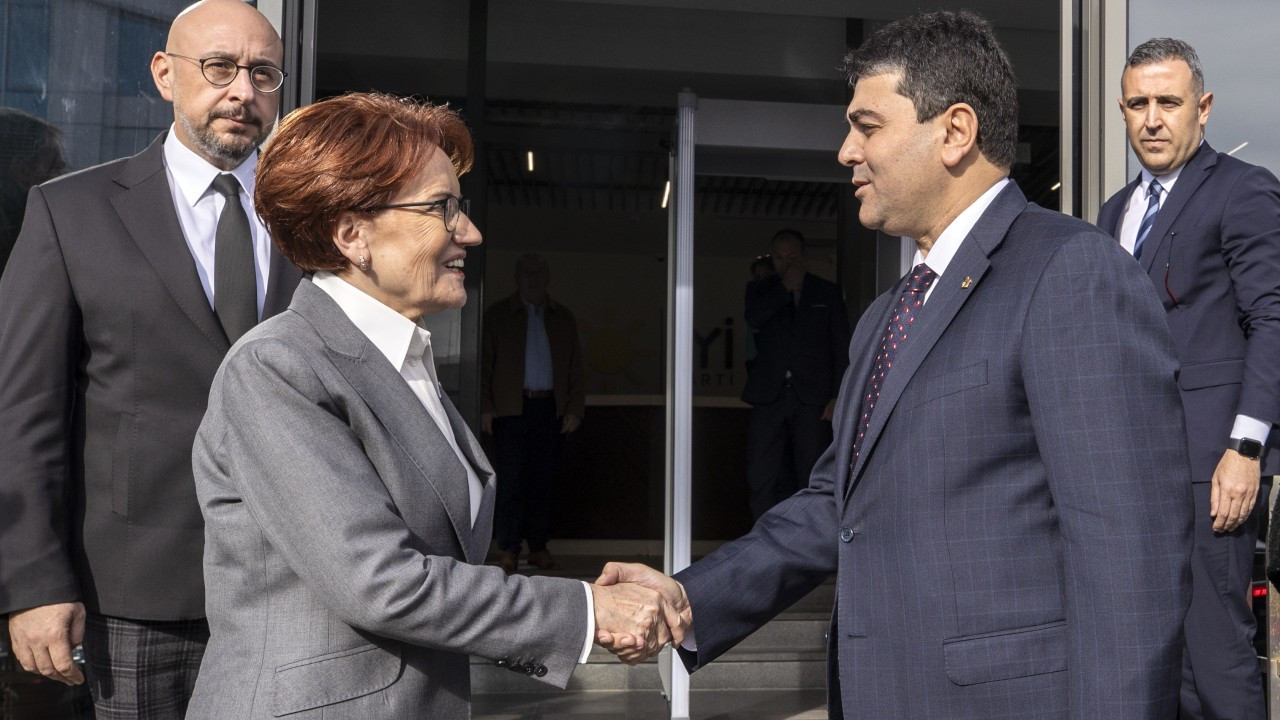 Demokrat Parti lideri Uysal, İYİ Parti lideri Akşener’i ziyaret etti
