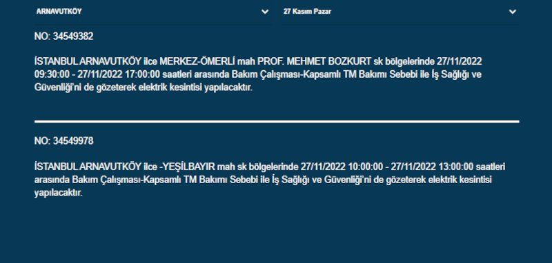 BEDAŞ duyurdu: İstanbul'da bugün ve yarın 22 ilçede elektrik kesintisi - Sayfa 4