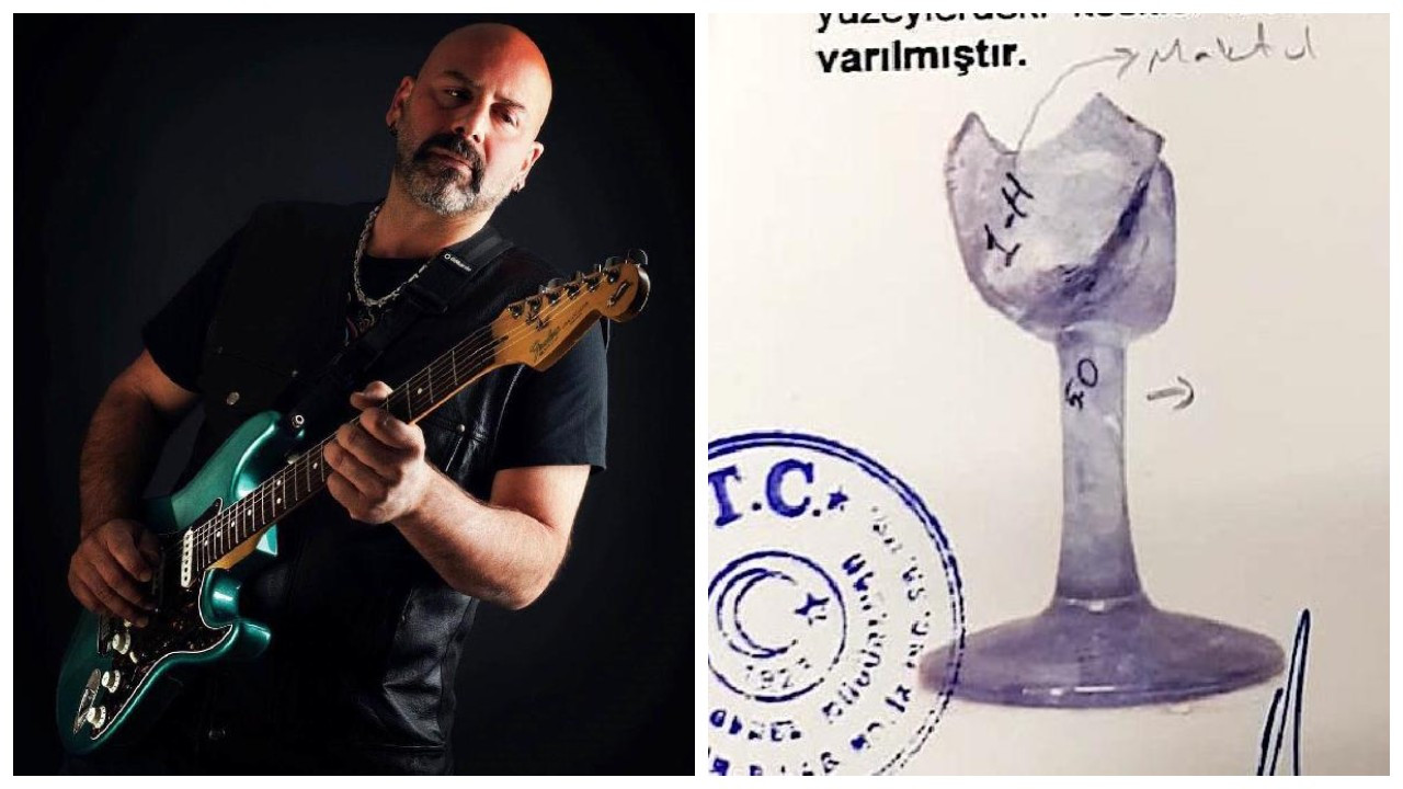 Müzisyen Onur Şener cinayetinde parçaları birleştirilen bardaklar delil oldu