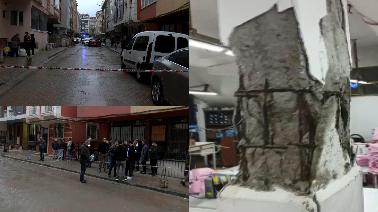 İstanbul'da kolonu patlayan 6 katlı bina tahliye edildi